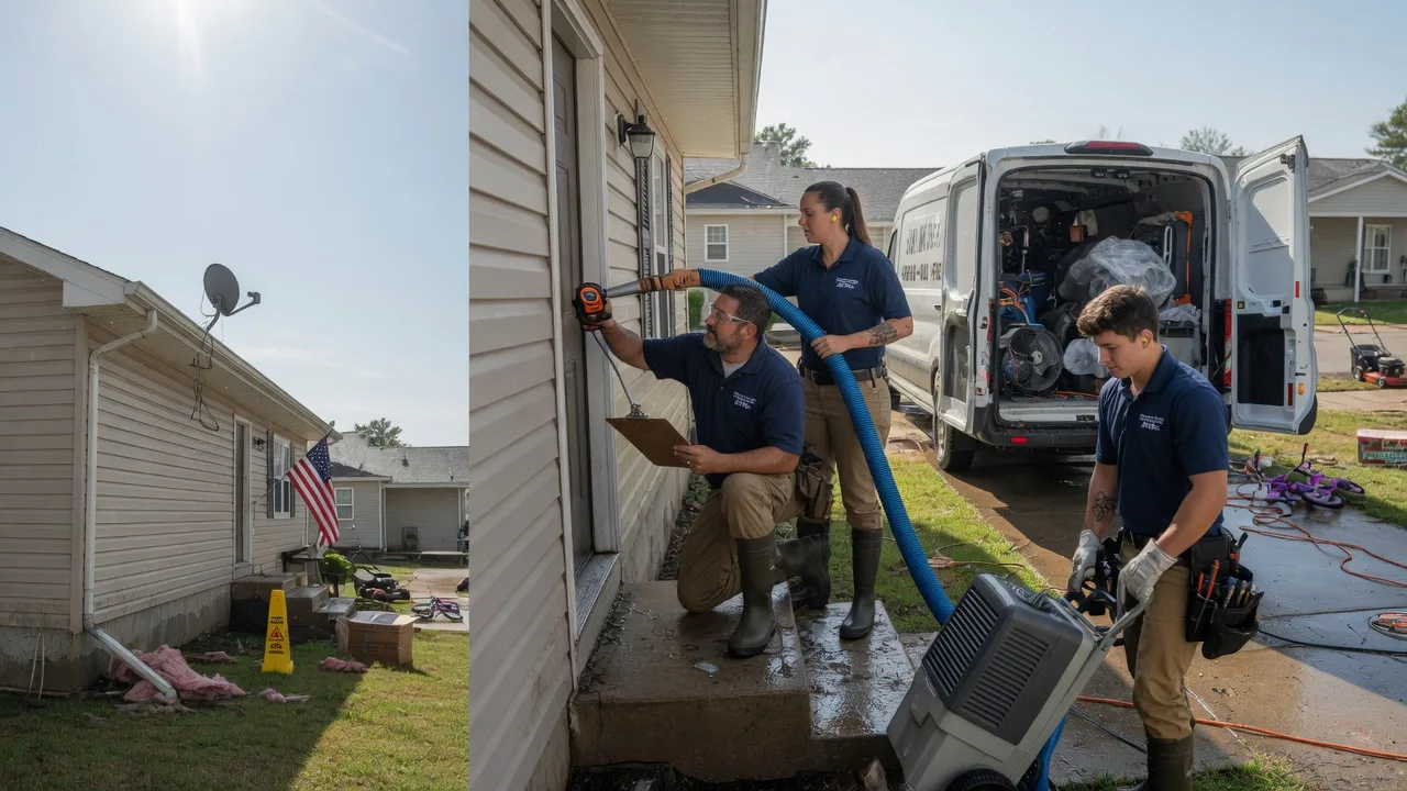 Ceiling Water Damage Restoration in Saint John, IN near me